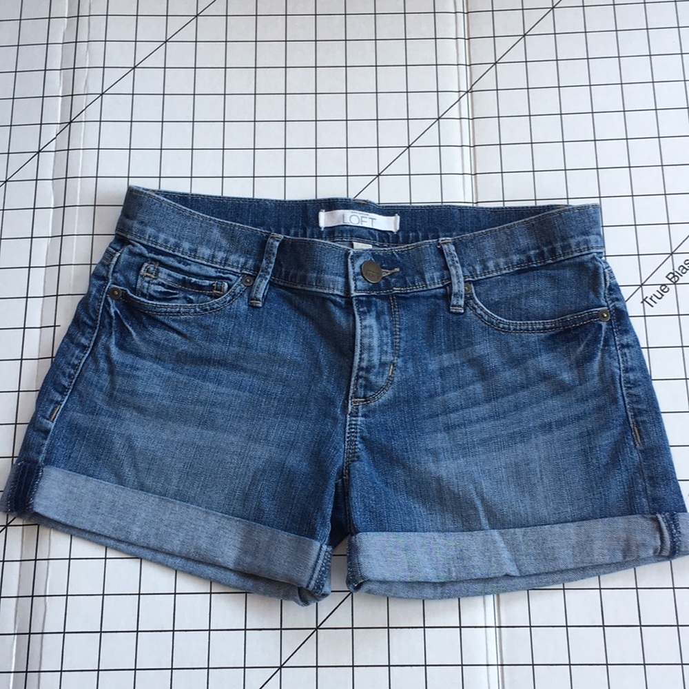 Loft denim shorts